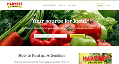 Desktop Screenshot of harvestontario.com